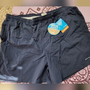 Columbia UPF 50+ Navy Swim Shorts with Mesh Lining